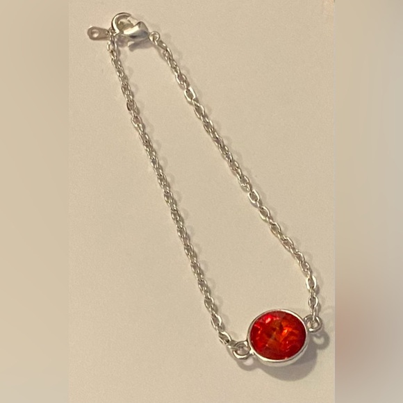 NEW Swarovski Siam Red 12mm Rivoli crystal bracelet - Picture 2 of 2